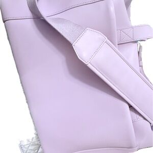 MONSE Lavender Leather Travel Tote